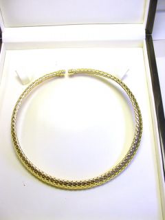 tiffany vannerie choker 18k gold 8281 from tiffany now discontinued
