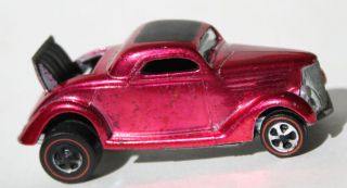 Hot Wheels Redline Classic 36 Ford Coupe Cast 1969 USA Hot Pink