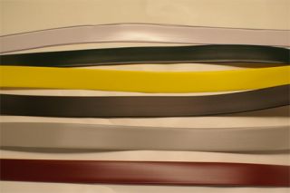 seat strap clear yellow black burgundy dark green and gray