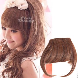 Clair Beauty Women 4 colors Side Front Even Bangs Clip on Hair