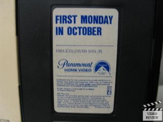  Monday in October VHS Walter Matthau, Jill Clayburgh, Barnard Hughs