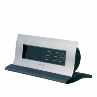 Georg Jensen Clock Digital with Alarm Wave Snooze Night Light 2 Time