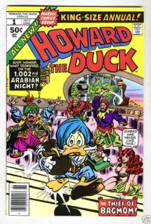 HOWARD the DUCK Annual 1 Arabian Night from 1977 in VF condition