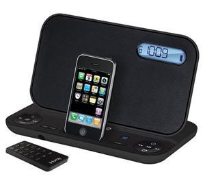  iPod iPhone Alarm Clock Radio Dock Speakers Fast Shipping