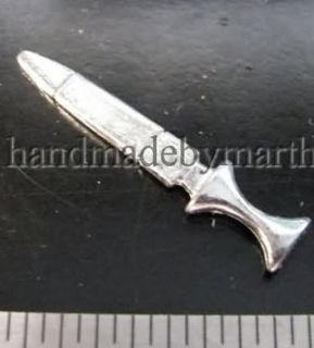 Game Part Clue 1986 Knife Weapon Metal Token Pawn Pewter