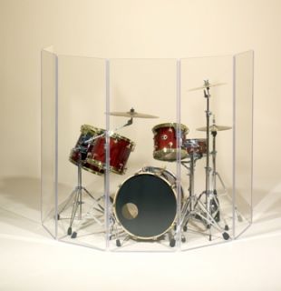Clearsonic A5 5 Panels 5 Sections Acrylic Drum Shield 5 5 5 Sect