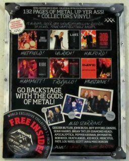 Metallica 30th Anniversary Event Free 45 RPM Vinyl Record Hammer So