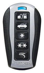 New Style Clifford G5 Car Alarm 5 Button Remote Fob