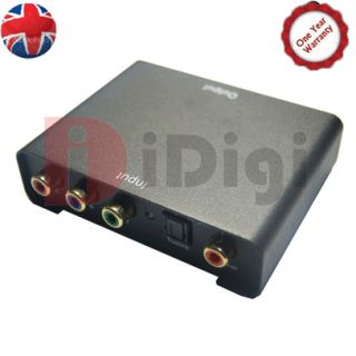  Component(YUV) YPbPr + Coax / Toslink to HDMI★ RGB to HDMI Converter