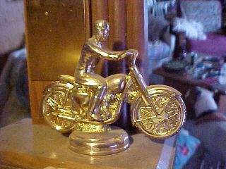 MOTORCYCLE RACING TROPHIES harley / indian BARE TIRE HILL CLIMB c@@l