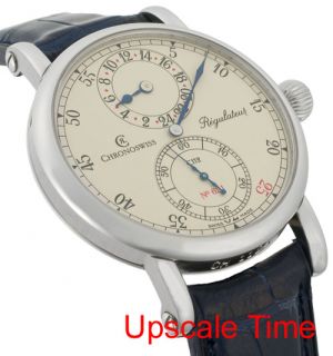 Chronoswiss Limited Edition Regulator Manual Wind Luxury Watch CH 1123