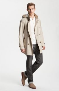 Michael Kors Zipper Trench & Citizens of Humanity Straight Leg Jeans