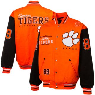 Clemson Tigers Collegiate Series Full Button Jacket   Orange