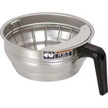 Bunn Stainless Steel brew coffee funnel filter basket w/ SplashGuard
