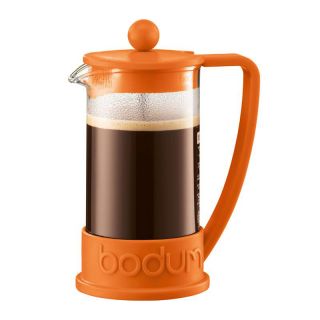 Bodum Brazil Cafetiere Coffee Maker French Press 3 Cup 0 35LTR Orange