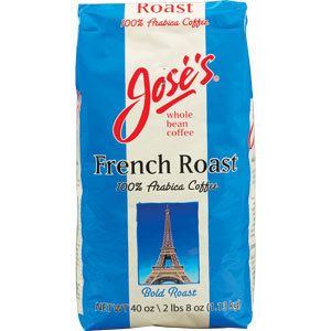 Joses French Roast Whole Bean Coffee 2 5 Lbs
