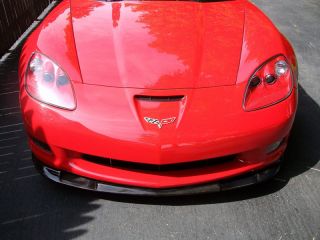 2005 2012 Carbon Fiber Corvette ZR1 Splitter Lip Bumper Spoiler for