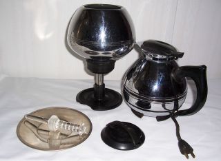 Vintage Cory Stainless Electric Coffee Maker for Parts