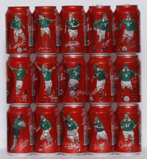 1998 Coca Cola 15 Cans Set from Mexico World Cup 98