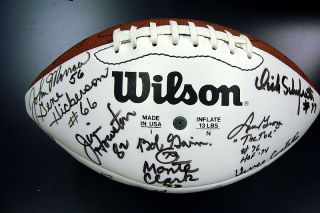 1964 Cleveland Browns Team Signed Football Champions