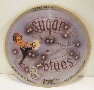 Vogue Picture Record R707 Clyde McCoy Sugar Blues Basin Street Blues