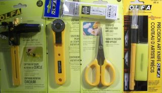 New OLFA Rotary Cutters Art Knife Spare Blades Scissors