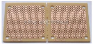 Dual Matrix Circuit Board Prototyping PCB 45x45mm PB50