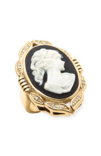Ariella Collection Lady Cameo Ring
