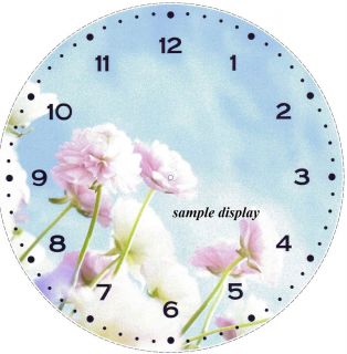 Flower Style 4 Clock Design