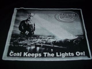  Coal Keeps The Lights on Mining T Shirt