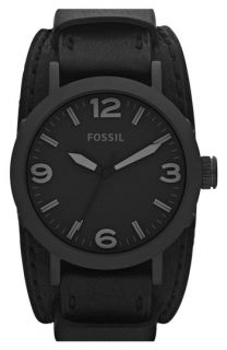 Fossil Clyde Leather Strap Watch