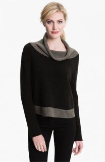 Eileen Fisher Funnel Neck Crop Sweater (Online Exclusive)