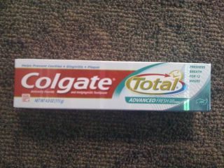 Colgate Total Advanced Fresh Plus Whitening Gel 4 oz New