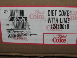 Diet Coke with Lime Soda Syrup Concentrate 5 Gallon