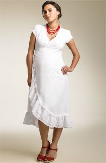 Momzee Maternity Tammy Eyelet Trim Dress