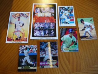Ny YANKEES collection 2 mini costacos posters and Don Mattingly Cards