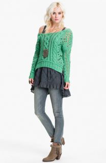 Free People Chunky Cable Sweater
