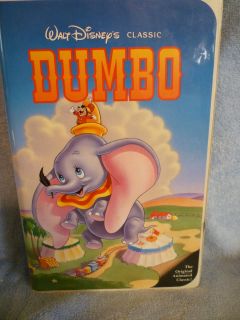 Dumbo VHS 1998 Classic Original Clam Shell 012257024036