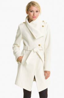 GUESS Belted Asymmetrical Coat