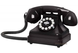 Crosley CR62 1930s Retro Kettle Desk Phone Black 710244276207