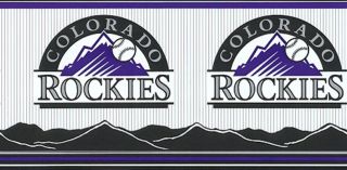 Colorado Rockies Baseball MLB Wallpaper Border 594306