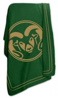 Colorado State University Rams CSU Fleece Throw Blanket