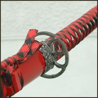Japanese Blade MX114 Blade RED Pocket antique samurai Sword KENDO