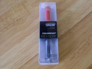   Colorstay Overtime Lipcolor Enduring Rose 120 With Topcoat Lipstick