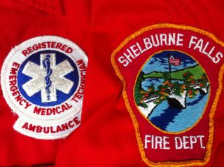 Vintage SFFD Ambulance EMT Paramedic Coverall Suit Shelburne Falls MA