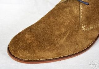 Cole Haan Air Colton Chukka Burnt Sugar Suede Mens Boots Shoes New