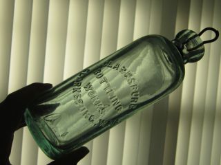 RARE Clarksburg WV A Hutchinson Soda Bottle Vintage Hutch