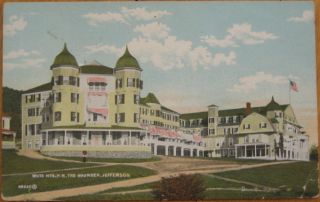 1910 PC Hotel Waumbek Jefferson White Mountains NH