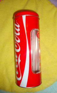 Coca Cola Coke Straw Dispenser Vintage Retro Floral Straw Dispenser