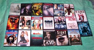  20 Popular and Classic DVDs Horror Drama Suspense Action Movies